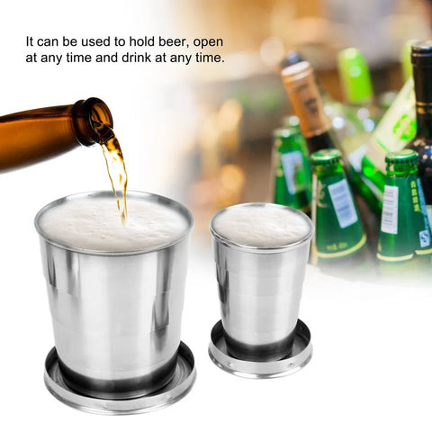Stainless Steel Folding Cup