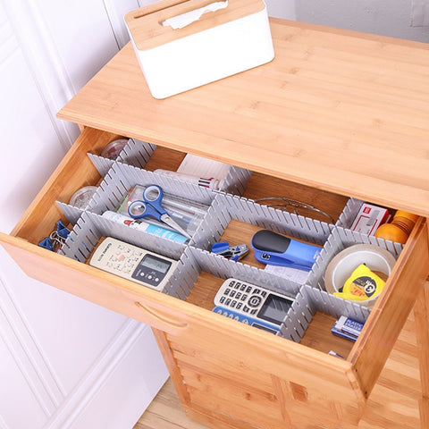 4PCS Adjustable Drawer Divider