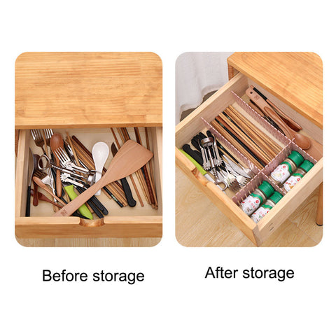 4PCS Adjustable Drawer Divider