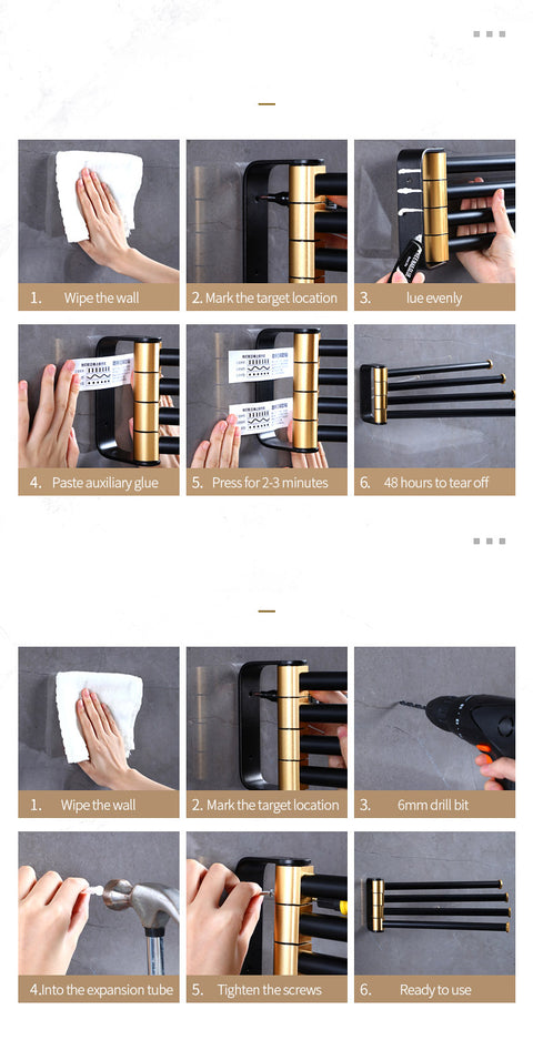 Luxury Towel Rack