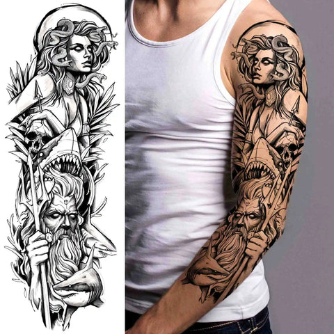 Full Arm Temporary Tattoos
