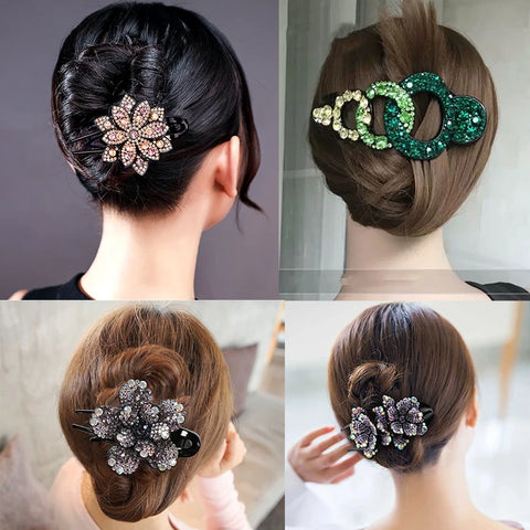 Rhinestone Hairpin