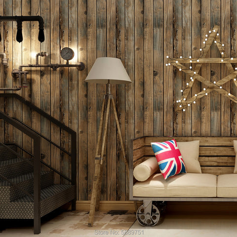 Wood Self-adhesive Wallpaper