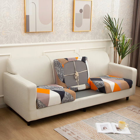Printed Sofa Seat Cushion Cover