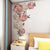 Large Pink Peony Flower Wall Stickers