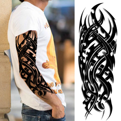 Arm Sleeve Temporary Tattoos