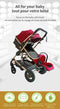 3 in 1 Portable Baby Carriage Stroller