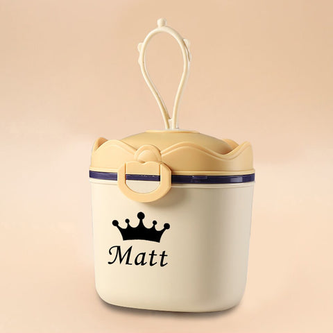 Customized Name Printed Snack Milk Box