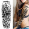 Arm Sleeve Temporary Tattoos
