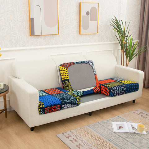 Printed Sofa Seat Cushion Cover