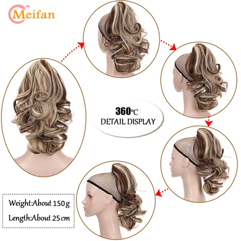 12Inch Synthetic Short Wavy Claw