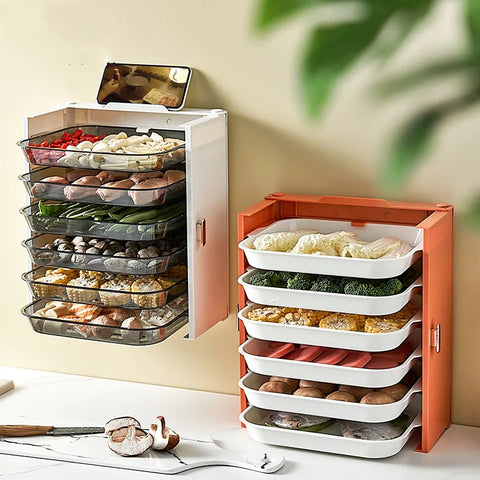 Kitchen Preparation Plate Rack Organizer