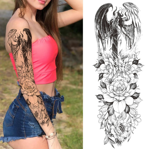 Arm Sleeve Temporary Tattoos