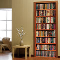 2pcs/set Book Shelves Wallpaper