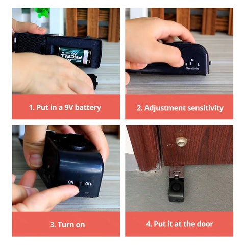 Anti-Theft Door Stop Alarm
