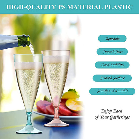Champagne Glasses Bottle Set