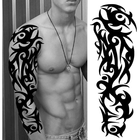 Full Arm Temporary Tattoos