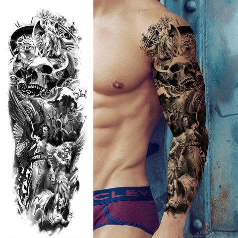 Arm Sleeve Temporary Tattoos