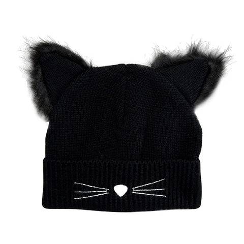 Cat Ears Faux Beanie