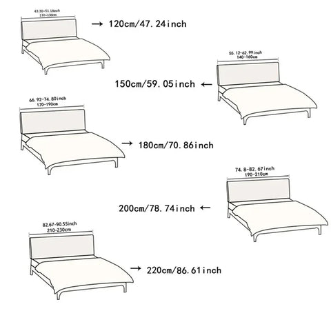 Elastic Bed Head Cover