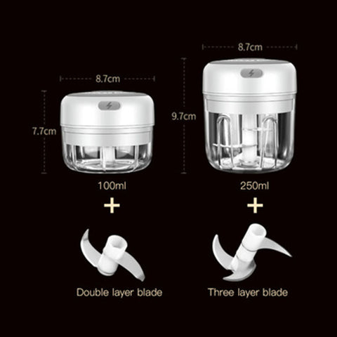 100/250mL Mini Electric Chopper