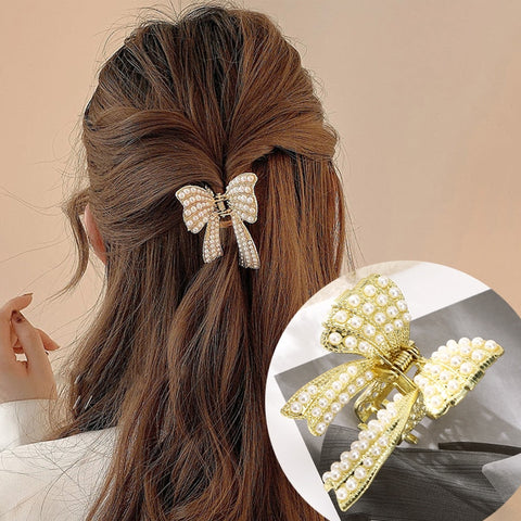 Rhinestone Metal Hair Claw