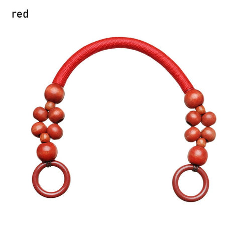 Wooden Bead Rope Bag Strap