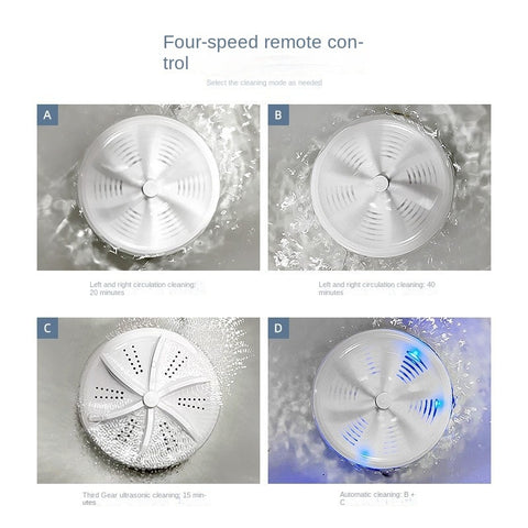 Portable Washing Machine with Detergent Grid