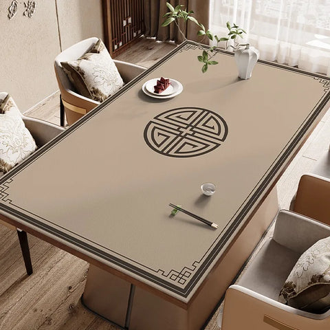 Imperial Harmony: Chinese Style Waterproof Dining Mats