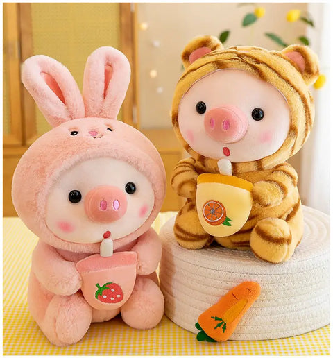 Cuddly Bubble Pig Plush Toy