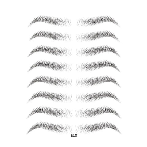 3D Eyebrow Tattoos Stickers