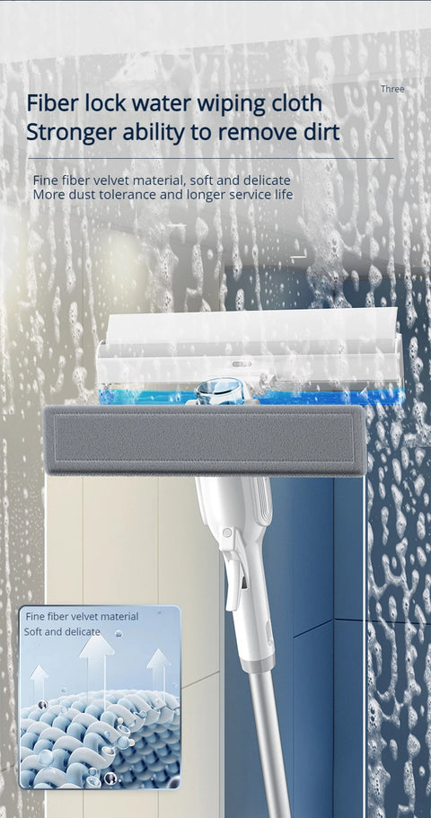 Window Water-Scraping Cleaning Tool