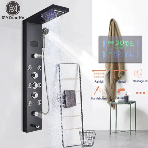LED Light Shower Panel System