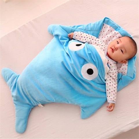 Baby Shark Wrap Sleeping Blanket