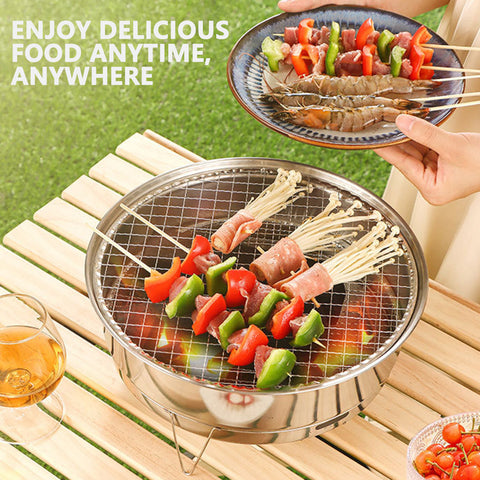 Portable BBQ Grill Tray