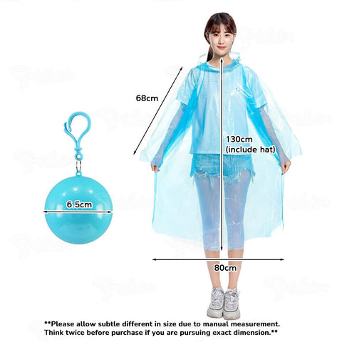 Portable Raincoat Ball