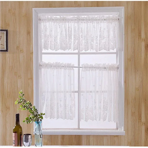 Elegant Lace Window Liner Curtain