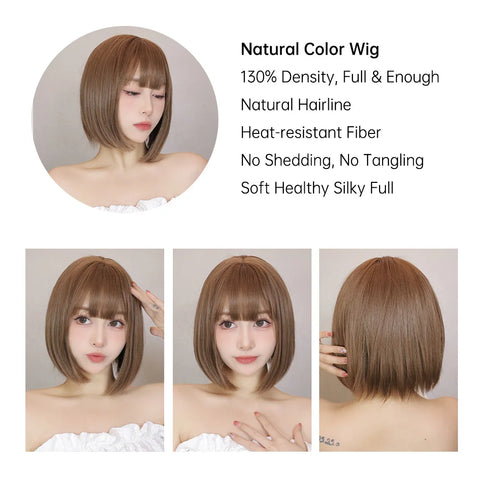 Short Bob Cut Hair Wig