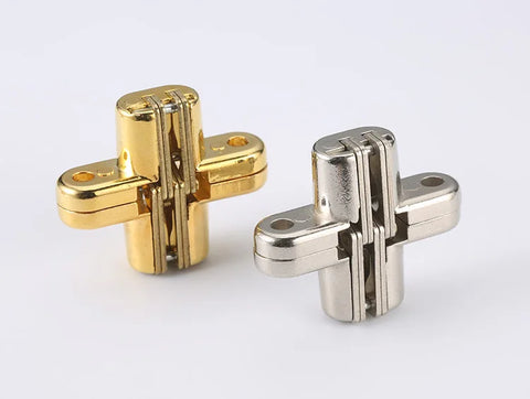 2PCS 12x43MM Invisible Hinges