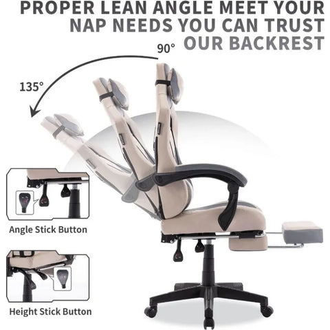 Ergonomic Lumbar Support Gaming Chair