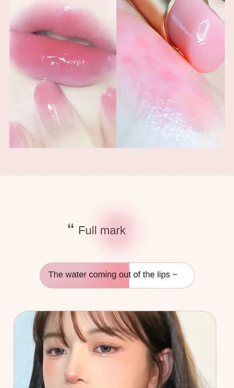 GlitzBloom Crystal Lip Gloss Balm