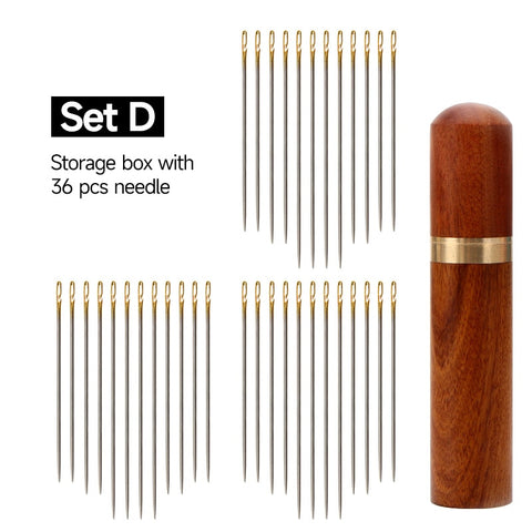 12/36PCS Easy-Threading Sewing Needles