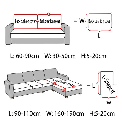 Faux Leather Sofa Seat Cover