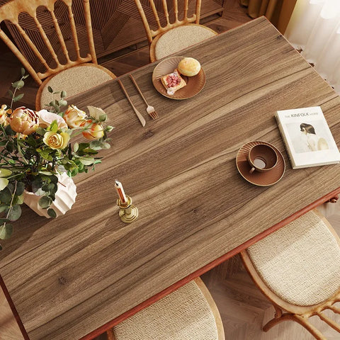 Woodland Essence: Waterproof PVC Dining Table Mats