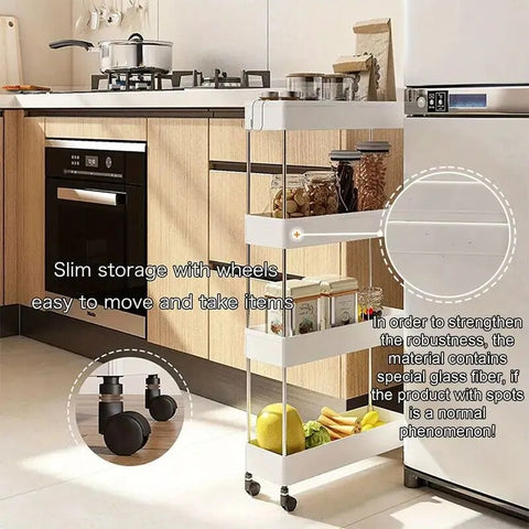 Multi-Layer Shelves Trolley Rack