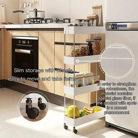 Multi-Layer Shelves Trolley Rack