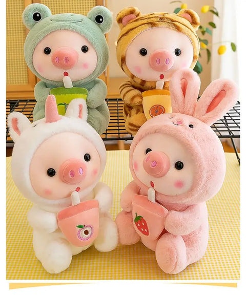 Cuddly Bubble Pig Plush Toy
