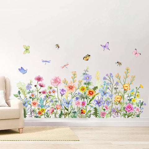 Flowers Wall Decal Sticker