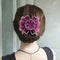 Elegant Rhinestone Flower Hair Clip