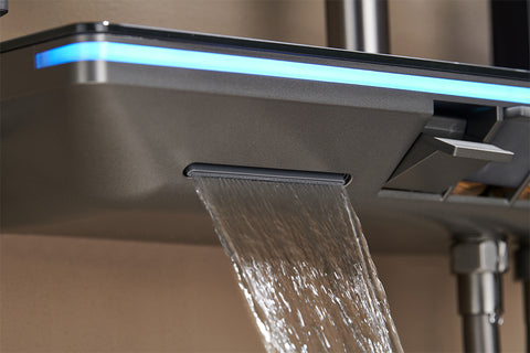LED Digital Rainfall Shower
